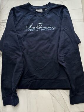 Jones & Mitchell San Francisco Navy Crewneck Sweatshirt XL